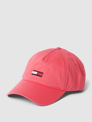 Czapka z daszkiem i wyhaftowanym logo model ‘FLAG’ od Tommy Jeans Fuksjowy - 6