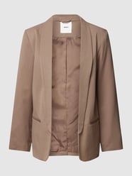 Blazer mit Paspeltaschen von Object Braun - 12