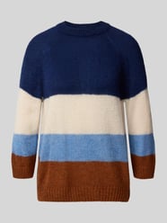 Relaxed Fit Pullover mit Woll-Anteil in Strick-Optik von MORE & MORE - 26