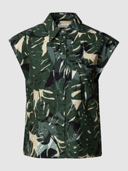 Blousetop met borstzak van Marc O'Polo Groen - 22