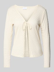 Strickjacke mit V-Ausschnitt Modell 'MIRO' von Vila - 8