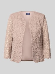 Blazer mit Spitze und 3/4-Arm von Vera Mont Beige - 4