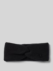 Stirnband aus Lammwoll-Mix mit Label-Applikation von CK Calvin Klein - 8