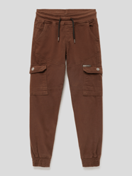 Jogpants mit Cargotaschen Modell 'NORMAL' von Blue Effect Braun - 33