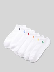 Sneakersocken mit Label-Stitching im 6er-Pack von Polo Ralph Lauren Underwear Weiß - 16