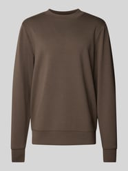 Sweatshirt mit gerippten Abschlüssen Modell 'Sebastian' von Casual Friday Braun - 9