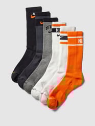 Sokken met labelprint in een set van 6 paar van Nike Grijs - 3