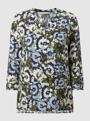 Blusenshirt aus Viskose  von BETTY & CO GREY Blau - 28