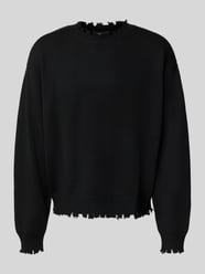 Sweatshirt met ribboorden, model 'Ilari' van Don´t Waste Culture - 34