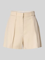 Shorts mit gelegten Falten Modell 'GRETA' von Mango Beige - 12