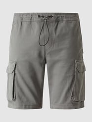 Szorty cargo z elastycznym pasem model ‘Stross’ od Jack & Jones Zielony - 24