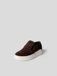 Slip-On-Sneaker mit Label-Applikation von Giuseppe Zanotti Braun - 6