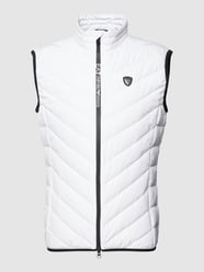 Daunenweste mit Label-Patch von EA7 Emporio Armani Weiß - 21