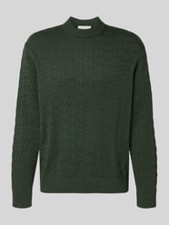 Sweter z dzianiny o kroju regular fit z czystej bawełny model ‘PHILIP’ od Selected - 42