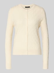 Kardigan rozpinany o kroju regular fit z dodatkiem wiskozy, model "FANTASTIC" od VERO MODA - 33