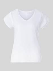T-Shirt mit V-Ausschnitt von Christian Berg Woman - 46