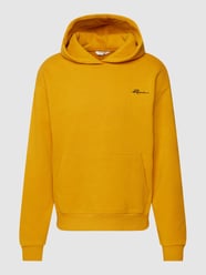 Hoodie met labelstitching van REVIEW Geel - 24