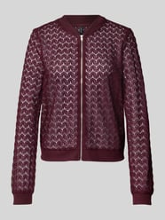 Regular Fit Blouson aus Spitze Modell 'BECCA' von Vero Moda Bordeaux - 20