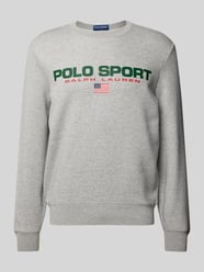 Sweatjacke mit Label-Stitching von Polo Sport Grau - 28