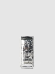 Lipstick-Case in Reptil-Optik von HUGO Silber - 8