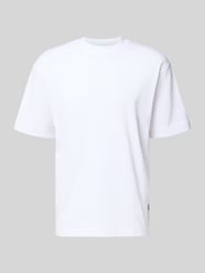 T-shirt o kroju regular fit z mieszanki bawełny model ‘TEETIM’ od BOSS Orange - 36