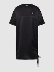 Sukienka T-shirtowa z paskami z logo model ‘TEE DRESS’ od adidas Originals Czarny - 9