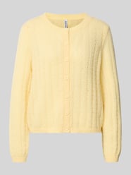 Regular Fit Strickjacke mit Rundhalsausschnitt Modell 'ADA' von PIECES - 10