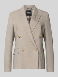 Regular fit blazer van pure scheerwol, model 'JALETO9' van BOSS Beige - 34