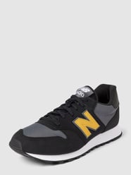 Sneakers met labeldetails van New Balance Zwart - 24