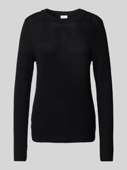 Gebreide pullover met structuurmotief, model 'Vidalo O-Neck' van VILA - 4
