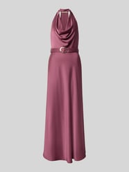 Abendkleid mit Neckholder von Rinascimento Pink - 13