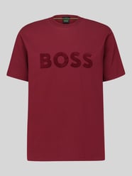 Regular Fit T-Shirt aus Baumwollmix von BOSS Green Bordeaux - 21