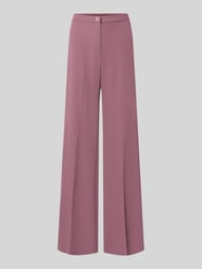 Wide Leg Stoffhose mit Knopfverschluss von Rinascimento Pink - 44
