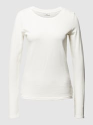 Shirt met lange mouwen van katoen van Marc O'Polo Denim Wit - 34