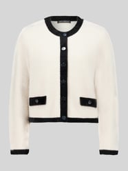 Regular Fit gebreid jack met contraststrepen van Betty Barclay Beige - 28