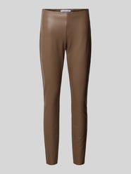 Skinny fit broek in leerlook, model 'RESA' van Raffaello Rossi - 9