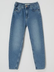Mom Fit Jeans mit Stretch-Anteil Modell 'Evelin' von Garcia Blau / Türkis - 47