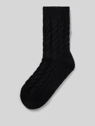 Socken mit Zopfmuster Modell 'Cosy' von camano - 17