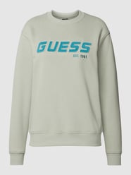 Sweatshirt mit Label-Applikation Modell 'ALLANIS' von Guess - 31