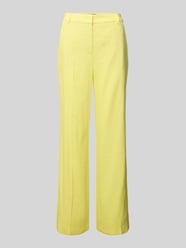 Wide Fit Stoffhose aus Leinen-Mix von Marc Cain - 15