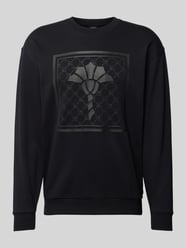 Sweatshirt mit Motiv-Print und Rundhalsausschnitt von JOOP! Collection Schwarz - 38