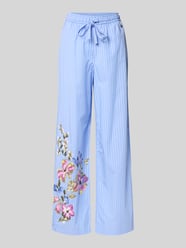Wide Fit Stoffhose mit floralem Print von Fynch-Hatton - 13