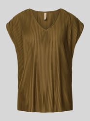Bluzka o kroju regular fit z dekoltem w serek model ‘KIRIT’ od Soyaconcept - 45