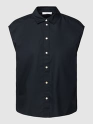 Blousetop met knoopsluiting van Jake*s Casual Zwart - 44
