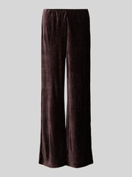 Straight Leg Stoffhose in Crinkle-Optik Modell 'XMARTE' von Mango Bordeaux - 2