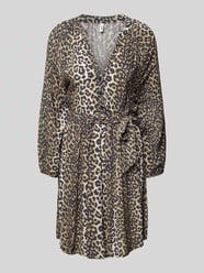 Tailliertes Minikleid aus reiner Viskose Modell 'NOVA' von Only Beige - 33