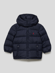 Kurtka puchowa z odpinanym kapturem model ‘EL CAP’ od Polo Ralph Lauren Kids Niebieski - 18