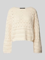 Langärmeliger Strickpullover von Vero Moda  von Vero Moda Beige - 7