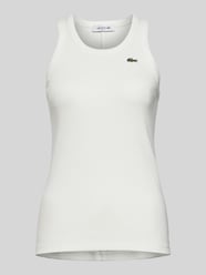 Slim Fit Trägertop mit Logo-Patch von Lacoste Sport Beige - 2