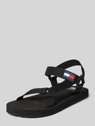 Sandalen mit Label-Patch von Tommy Jeans Schwarz - 32